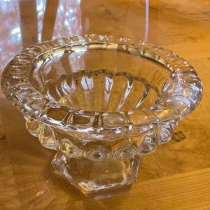Crystal Pedestal Bowl-Perfect Condition.